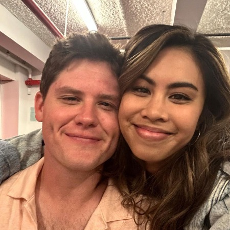 Matt Shively with his co-star Ashley Argota.